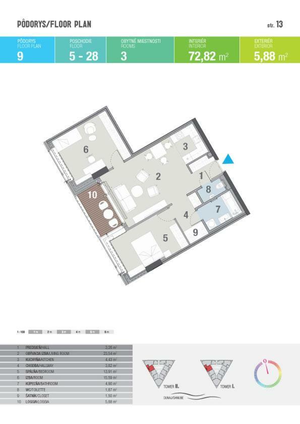 Panorama City - Spacious Apartment Near Eurovea 布拉迪斯拉发 外观 照片
